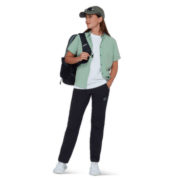 Chemises a manches courtes Mammut AADA SHIRT WOMEN alpine calamint-mammut red