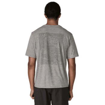 T-shirt a manches courtes Patagonia Cap Cool Daily Shirt - Spoke Stencil Men Clement Blue - Light Clement Blue X-Dye