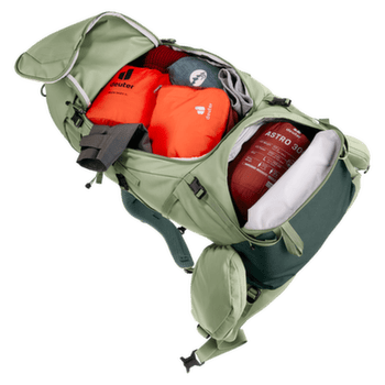 Sac a dos deuter Aircontact Core 45+10 SL savanna-nori