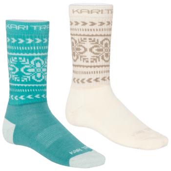 Chaussettes Kari Traa  Puffin Sock 2PK LAG/BLUE LAGOON