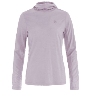 Sweat-shirt Fjällräven ABISKO WOOL HOODIE WOMEN Lavender Mist