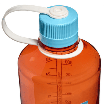 Bouteille Nalgene Narrow-Mouth 1000 mL Sustain Flame w/Blue Atoll