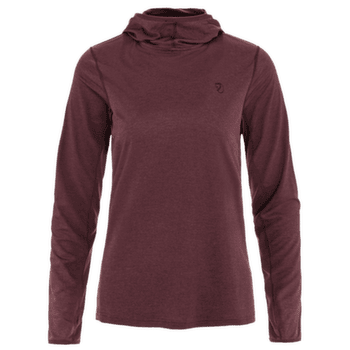T-shirt a manches longues Fjällräven Abisko Sun-hoodie Women Port