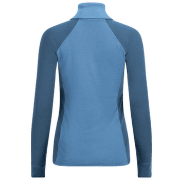 T-shirt a manches longues Aclima WarmWool Polo Women Blue Fusion/Midnight Navy