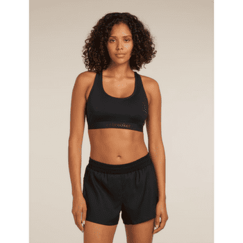 Brassiere Icebreaker Merino 125 ZoneKnit Racerback Bra Women Black