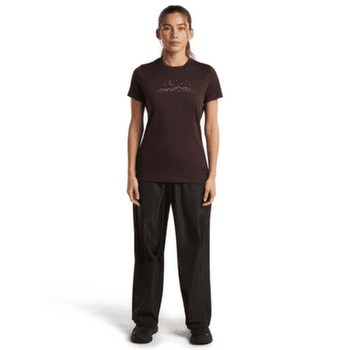 T-shirt a manches courtes Icebreaker Merino 150 Tech Lite SS Tee Sparkling Stars Women PINK QUARTZ