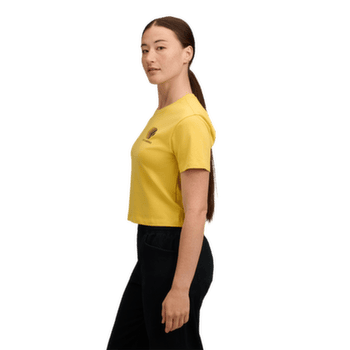 T-shirt a manches courtes Black Diamond Faded Crop SS Tee Women Soft Ochre
