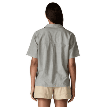 Chemises a manches courtes Patagonia LW A/C Shirt Women Windowpane Dobby: Quiet Violet