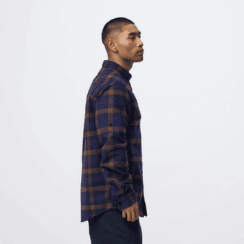 Chemises a manches longues Fjällräven Skog Relaxed Shirt Men Autumn Leaf-Wood Brown