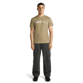 T-shirt a manches courtes Icebreaker Merino 150 Tech Lite SS Tee The Peaks Men CUMIN