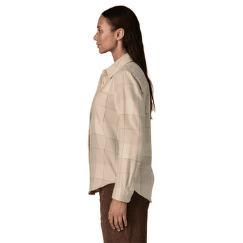 Chemises a manches longues Patagonia FJORD FLANNEL SHIRT Women Snow Owl: Rutabaga White