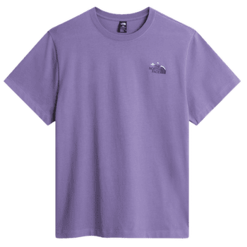 T-shirt a manches courtes The North Face NATURAL HIGH SOCIETY RELAXED SHORT SLEEVE TEE-GRAPHIC UNISEX NNK GROUNDED PLUM