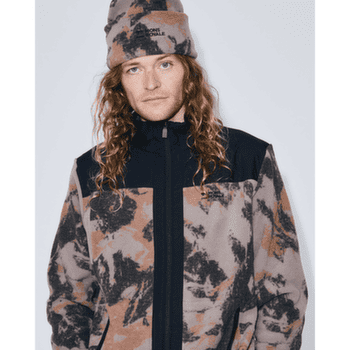 Sweat-shirt Mons Royale Pileup Wool Fleece Jacket Men Mtn Camo Orange