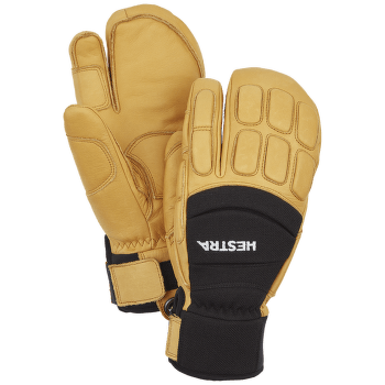 Gants Hestra Vertical Cut CZone 3-finger Svart/Tan
