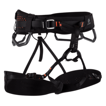 Siege Mammut Comfort Fast Adjust Harness Men black-safety orange 00430