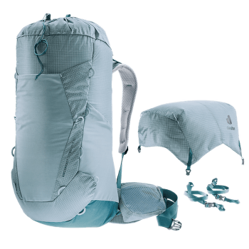 Sac a dos deuter Aircontact Ultra 45 + 5 SL sienna-paprika