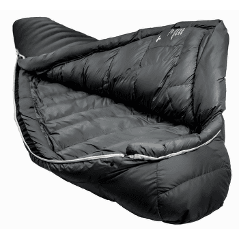Sac de couchage Grüezi bag Biopod Down Hybrid Ice Extreme Dark Asphalt