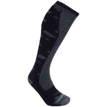 Chaussettes hauteur genou Lorpen T2 SKI MIDWEIGHT 1887 TOTAL BLACK
