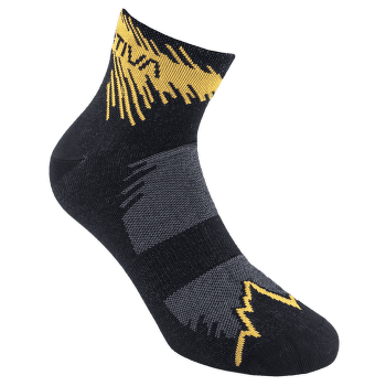 Chaussettes La Sportiva Fast Running Socks Black/Yellow
