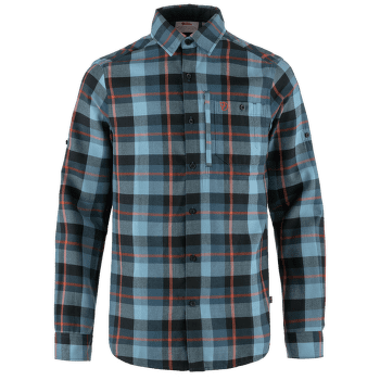 Chemises a manches longues Fjällräven Fjallglim Shirt Men Indigo Blue-Dawn Blue