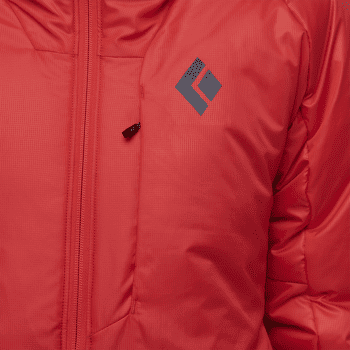 Veste longue Black Diamond Belay Parka Women Coral Red