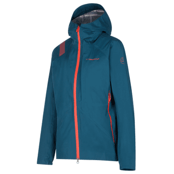 Veste La Sportiva CRIZZLE EVO SHELL™ Jacket Women Storm Blue/Cherry Tomato