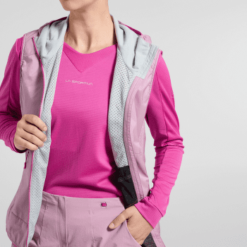 Gilet La Sportiva ACROSS LITE VEST Women Azalea/Redwood