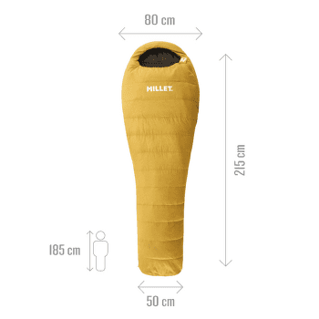 Sac de couchage Millet LIGHT DOWN 10 SAFRAN NEW