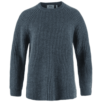 Pull Fjällräven Övik Rib Sweater Women Navy