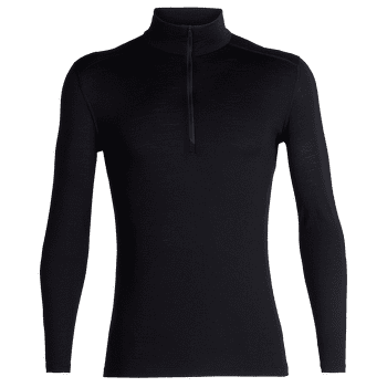 T-shirt a manches longues Icebreaker Merino 200 Oasis LS Half Zip Men Black