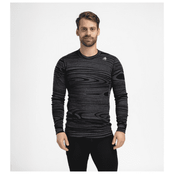 T-shirt a manches longues Aclima WarmWool Crew Neck Man Tarmac
