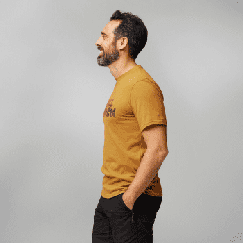 T-shirt a manches courtes Fjällräven Lush Logo T-Shirt Men UN Blue