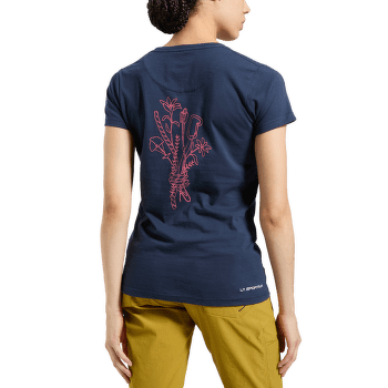 T-shirt a manches courtes La Sportiva CLIMB FLOWER T-SHIRT Women Limestone/Night Sky
