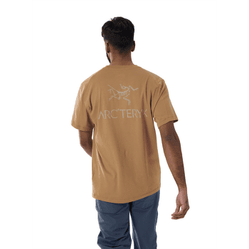 T-shirt a manches courtes Arcteryx Kragg SL Cotton Bird Word SS Men Alpine Blue / Stone Red