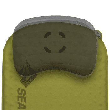 Tôle d'assise Sea to Summit Camp Mat Self Inflating Mat Rectangular Regular Wide Olive