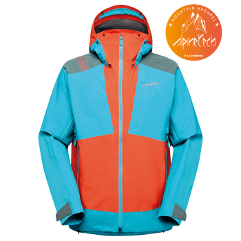 Veste La Sportiva Supercouloir GTX Pro Jacket Men Cherry Tomato/Tropic Blue