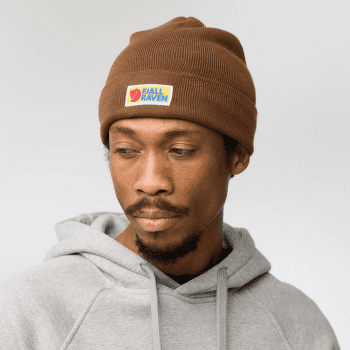 Casquettes Fjällräven Vardag Classic Beanie Terracotta Brown
