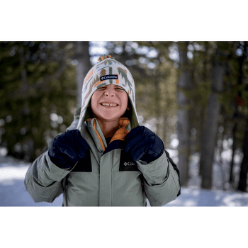 Casquettes Columbia Youth Frosty Trail™ II Earflap Beanie Crushed Blue Peaked 461