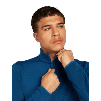 Sweat-shirt Icebreaker Merino 400 RealFleece™ Descender LS Zip Men BLACK