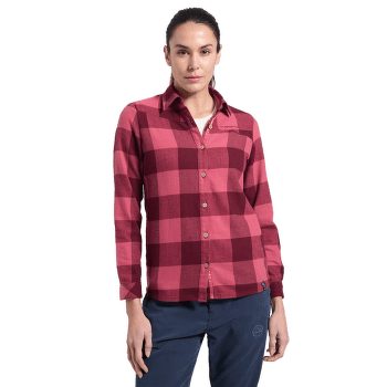 Chemises a manches longues La Sportiva RAMBLER FLANNEL SHIRT WOMEN Redwood_R25R25