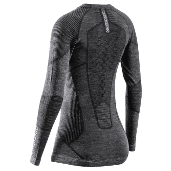 T-shirt a manches longues X-Bionic X-Bionic Symbio Merino Shirt LS Women Rhino Grey