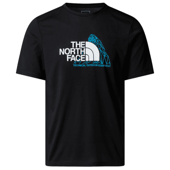 T-shirt a manches courtes The North Face MOUNTAIN FOUNDATION SS TEE-GRAPHIC Men TNF BLACK