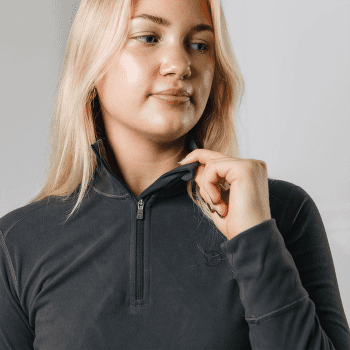 Sweat-shirt Fjällräven Skare Half Zip Women Dark Grey 030