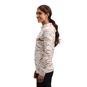 Sweat-shirt Black Diamond LS Alpenglow Hoody Women Relief-Meadow Rose-Fig