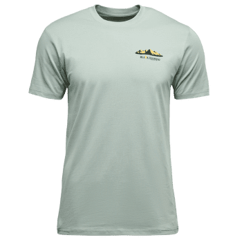 T-shirt a manches courtes Black Diamond Mountainscape SS Tee Men Agave