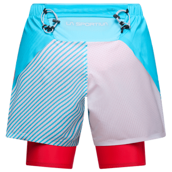 Shorts La Sportiva FLOW 5" SHORT Women Malibu Blue/Hibiscus