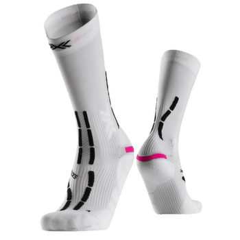 Chaussettes X-Bionic X-Socks® Trail Anatomix Crew X WHITE/X BLACK