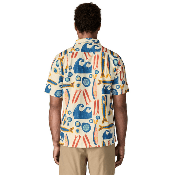 Chemises a manches courtes Patagonia Tidal Threads Camp Shirt Men Tropiclimb: Hot Ember