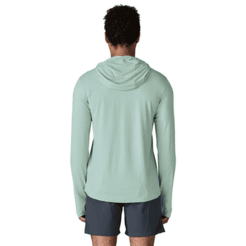 T-shirt a manches longues Patagonia Cap Cool Sun Hoody Men Thermal Blue - Thin Ice X-Dye