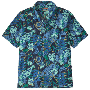 Chemises a manches courtes Patagonia Tidal Threads Shirt Men Tropiclimb: New Navy